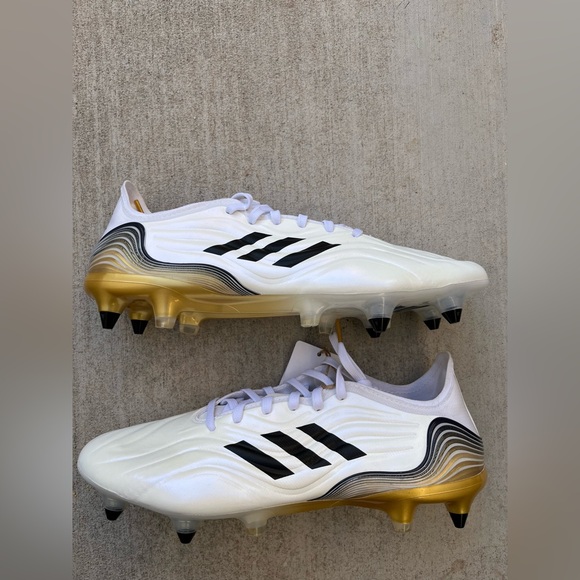 adidas gazelle silver green womens Vintage Adidas University Soccer Cleats Shoes, Size 9 ### – Stuck In The  90s Sports main image 0